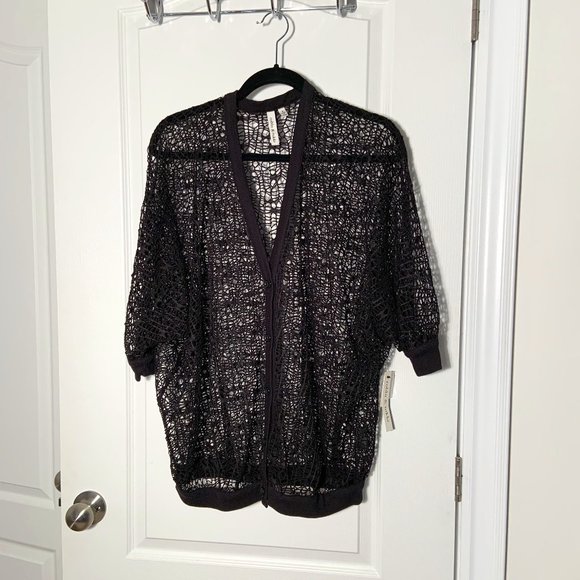 Robbie & Nikki by Robert Rodriguez Knit Crochet Cardigan Minimalist Size S - Picture 1 of 8